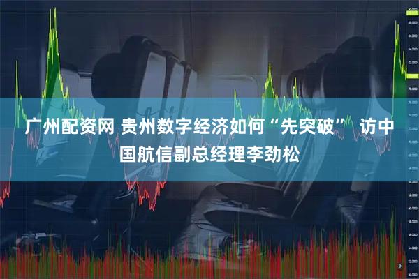 广州配资网 贵州数字经济如何“先突破”  访中国航信副总经理李劲松
