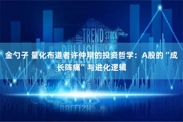 金勺子 量化布道者许仲翔的投资哲学：A股的“成长阵痛”与进化逻辑