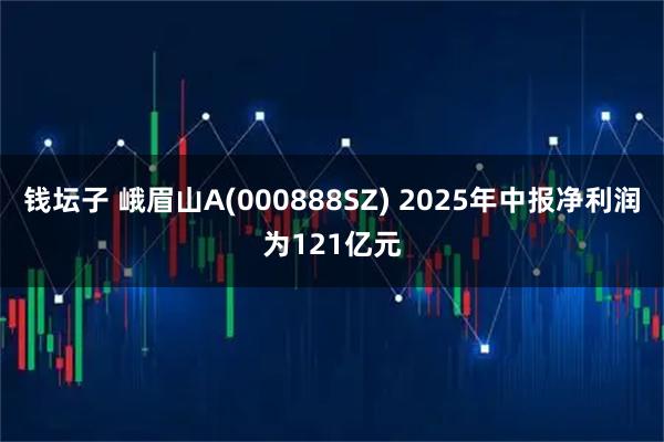 钱坛子 峨眉山A(000888SZ) 2025年中报净利润为121亿元